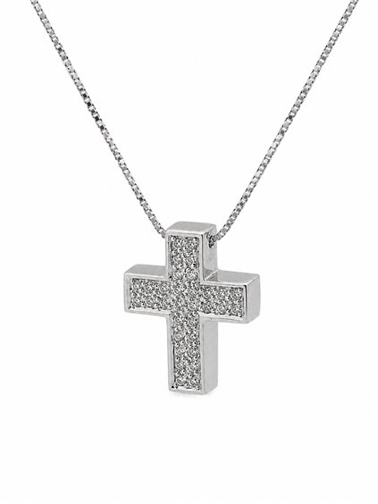 Collana Cianfrone Gioielli Donna in Oro Diamante 0.43 Ct COOR-45-198 - COOR-45-198